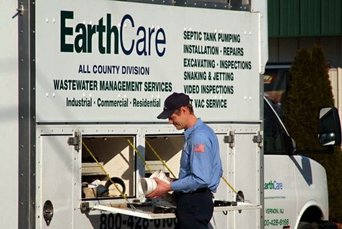 Emergency plumber in Vernon Township EarthCare, A Wind River Company