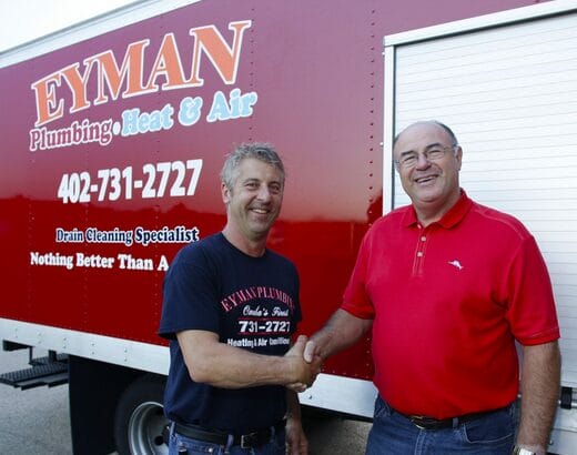 Emergency plumber in La Vista Eyman Plumbing Heating & Air