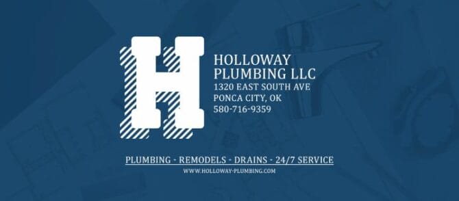 Emergency plumber in Ponca City Holloway Plumbing, LLC