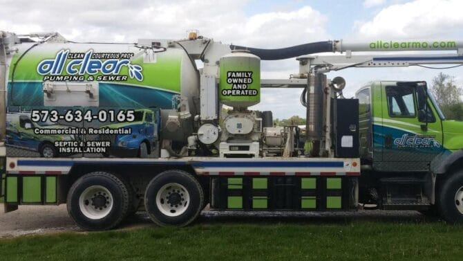 Emergency plumber in Centertown All Clear Pumping & Sewer