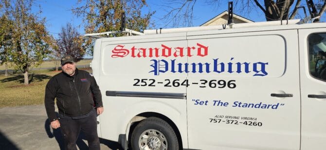 Emergency plumber in Elizabeth City Standard Plumbing Sewer & Drain