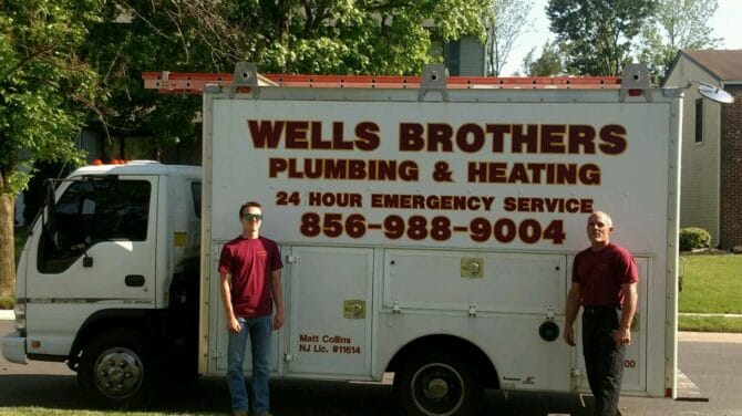 Emergency plumber in Marlton Wells Brothers Plumbing & Heating